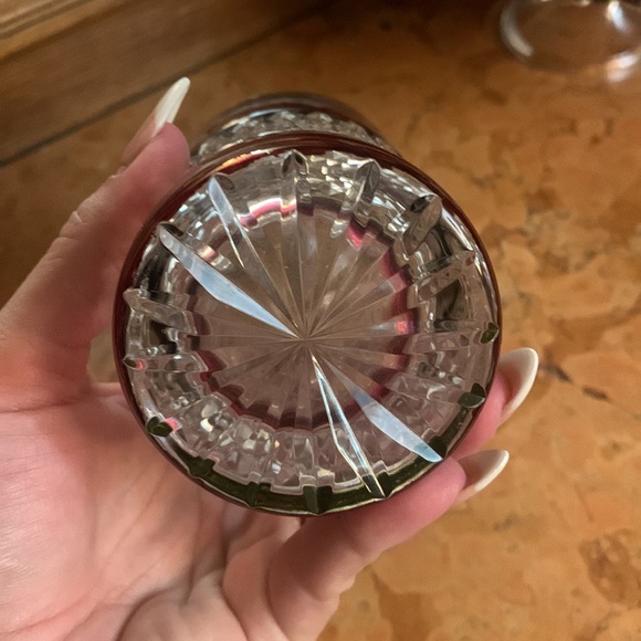 Ebeling & Reuss Ruby Cut to Clear Crystal Tumbler - Picture 4 of 4